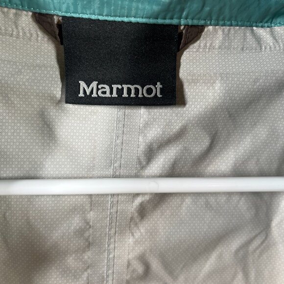 Marmot PreCip Jacket Womens XL Brown Windbreaker Waterproof Breathable Windproof - Picture 2 of 14